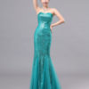 Mermaid Prom Dresses Long Sequin Evening Dress Strapless Formal Gowns - Image 12