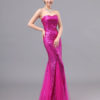 Mermaid Prom Dresses Long Sequin Evening Dress Strapless Formal Gowns - Image 7