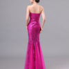 Mermaid Prom Dresses Long Sequin Evening Dress Strapless Formal Gowns - Image 6