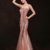 Mermaid Prom Dresses Long Sequin Evening Dress Strapless Formal Gowns - Image 2