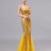 Mermaid Prom Dresses Long Sequin Evening Dress Strapless Formal Gowns - Image 5