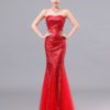 Mermaid Prom Dresses Long Sequin Evening Dress Strapless Formal Gowns - Image 16