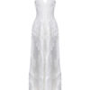 Party Dresses Women V Neck Sleeveless Layered Maxi Dress - Image 2