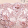 Long Tulle Off The Shoulder Lace Applique Beading Flower Prom Dress With Train - Image 3