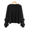 Pullovers Jumper 2018 Autumn Casual Campus Women Sweaters - Image 5