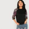 Raglan Sleeve Streetwear Sweatshirt 2018 Autumn Casual Women Sweatshirts