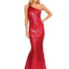Sequin Party Dress Going Out Dress Women One Shoulder Backless Mermaid Club Dress - Image 3