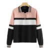 Sew Colorblock Sweatshirt 2018 Autumn Casual Women Sweatshirts - Image 5