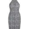 Sexy Party Dress Halter Leopard Print Shaping Club Dress - Image 3
