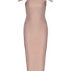 Sexy Party Dress Off The Shoulder Bodycon Dress Grommets Shaping Summer Dress - Image 7