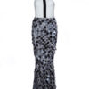 Sequins Crewneck Backless Asymmetrical Shaping Club Dress - Image 4