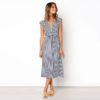 Sexy Striped Spring Elegant Casual Dress - Image 3