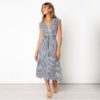 Sexy Striped Spring Elegant Casual Dress - Image 5