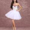 Short Prom Dress Tulle Beading Boned Party Dresses - Image 17