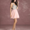 Short Prom Dresses V Neck Sleeveless Pleated Graduation Dress - Image 5