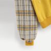 Shoulder Plaid Pullover Sweatshirt Autumn Modern Lady Women Sweatshirts - Image 4