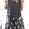 Sleeveless Pocket Japanese Vintage Apron Dress