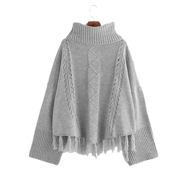 Solid Pullovers Jumper Autumn Casual Elegant Women Sweaters - Image 4