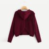 Solid Sweatshirt Autumn Casual Minimalist Women Sweatshirts - Image 2
