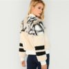 Stand Collar Long Sleeve Highstreet Outerwear Women Winter Short Coats - Image 8