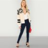 Stand Collar Long Sleeve Highstreet Outerwear Women Winter Short Coats - Image 6