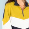 Sweatshirt Athleisure Stand Collar Raglan Sleeve Sweatshirt Women Autumn Pullovers - Image 10