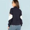 Sweatshirt Athleisure Stand Collar Raglan Sleeve Sweatshirt Women Autumn Pullovers - Image 14