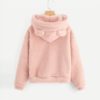 Teddy Hoodie Pullovers Sweatshirt Autumn Women Campus Casual Sweatshirts - Image 2