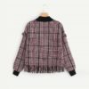 Tweed Pullover Sweatshirt Autumn Preppy Campus Women Sweatshirts - Image 2