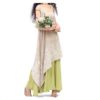 Vintage Dress Floral Embroidery Maxi Dress - Image 2