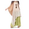 Vintage Dress Floral Embroidery Maxi Dress - Image 4