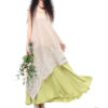 Vintage Dress Floral Embroidery Maxi Dress - Image 5