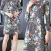 Vintage Printing Floral Dress - Image 2
