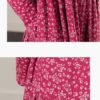 Vintage Women Floral Printed Maxi Dress - Image 6