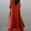 Vintage Women Irregular Maxi Dresses - Image 3