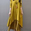 Vintage Women Irregular Maxi Dresses - Image 9
