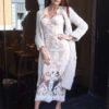White Party Dress Lace Sexy Birthday Dress Split Cocktail Dress