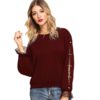 Women Casual Round Neck Long Sleeve Sweatshirt Women Autumn Sweatshirts - Image 5