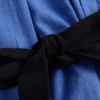 Women Drawstring Waist Vintage Dress - Image 7