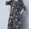 Women Ethnic Style Printing Loose Dress - Image 4