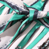Women Printed Tie Waist Shirt Dress - Image 3
