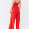 Women Red Buttons Jumpsuit - Image 5