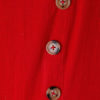 Women Red Buttons Jumpsuit - Image 9