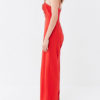 Women Red Buttons Jumpsuit - Image 4