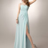 Prom dresses long 2019 One Shoulder High Split beaded formal party dress - Image 2