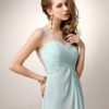 Prom dresses long 2019 One Shoulder High Split beaded formal party dress - Image 8