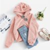 Pink Preppy Lovely With Bears Ears Solid - Image 2