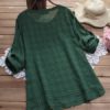 Adjustable Sleeve Irregular Hem Blouse - Image 5