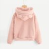 Pink Preppy Lovely With Bears Ears Solid - Image 5