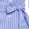 Blue Shirt Dress Striped Bodycon Casual Dress - Image 4